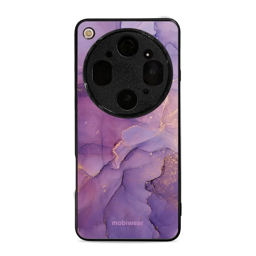 Etui ochronne do Oppo Find X9 Ultra, Mobiwear Glossy Case, fioletowe