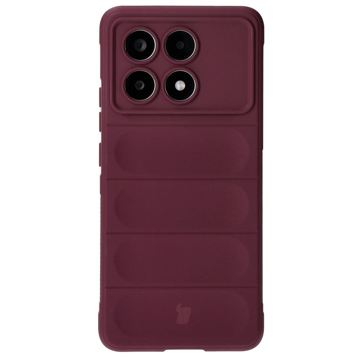 Image of Pancerne etui Bizon Case Tur do Xiaomi Poco X6 Pro, burgundowe
