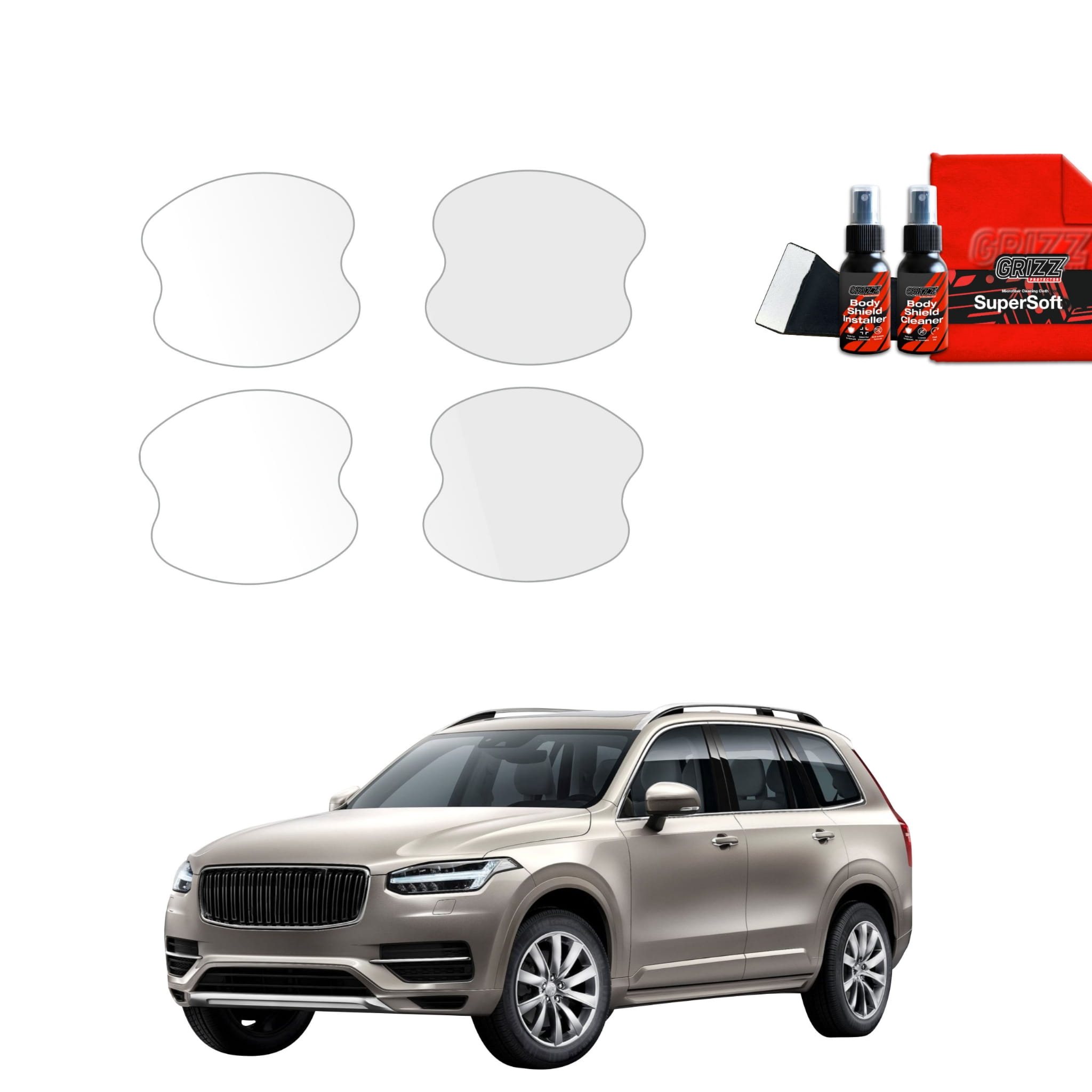 4w1 Folia ochronna pod klamki Grizz Protector do Volvo XC90 (2015-2020)