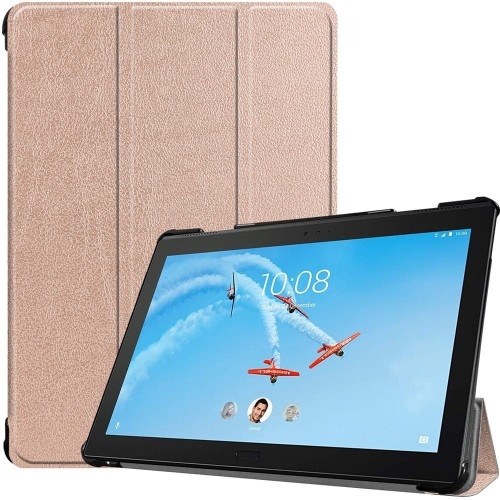 Image of Etui Bizon Case Tab Croc do Lenovo Yoga Smart Tab 10.1 / Lenovo Yoga Tab 5, różowozłote