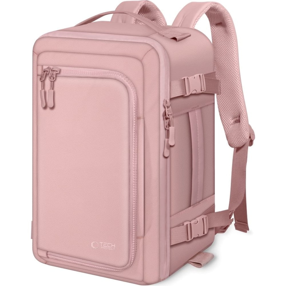 Plecak podróżny z miejscem na laptopa, 20L 40x20x25 cm, Tech-Protect Defender S50, różowy