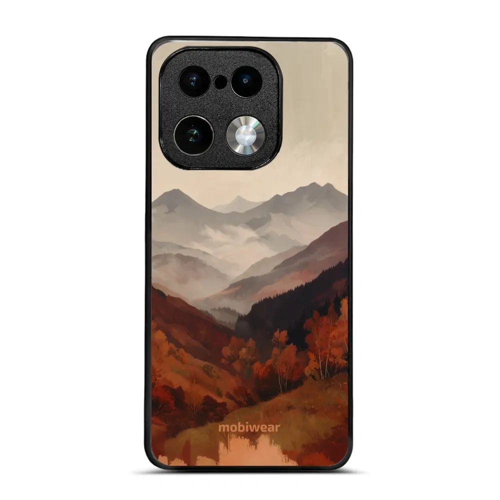 Etui ochronne do realme 16 Pro Plus 5G, Mobiwear Glossy Case, mglista dolina w górach