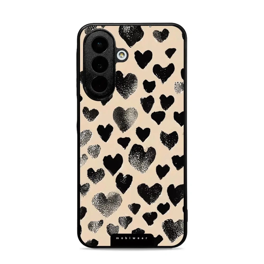 Etui ochronne do Galaxy A27 5G, Mobiwear Glossy Case, beżowa miłość