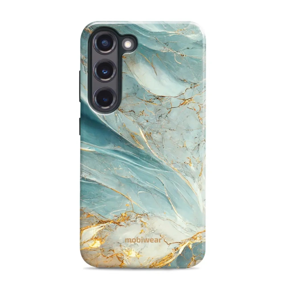 Etui ochronne do Galaxy S23 Plus, Mobiwear Elite Pro, żyła lazuru