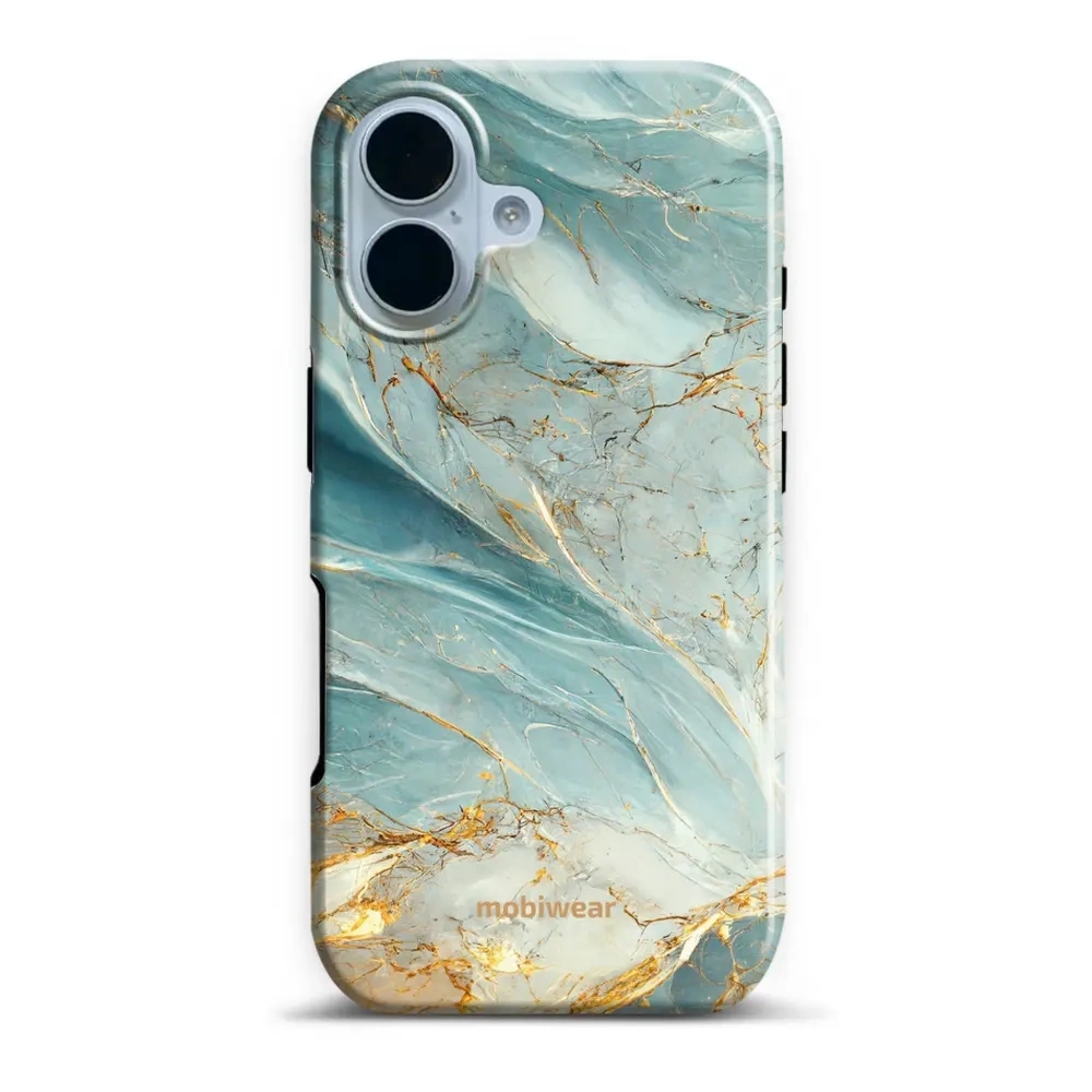 Etui ochronne do iPhone 17, Mobiwear Elite Pro, żyła lazuru