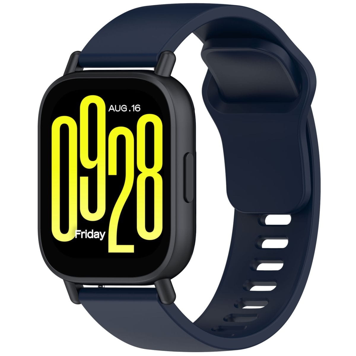 Pasek silikonowy do smartwatcha, Bizon Strap Watch Silicone Pro H, QuickRelease 22 mm, granatowy