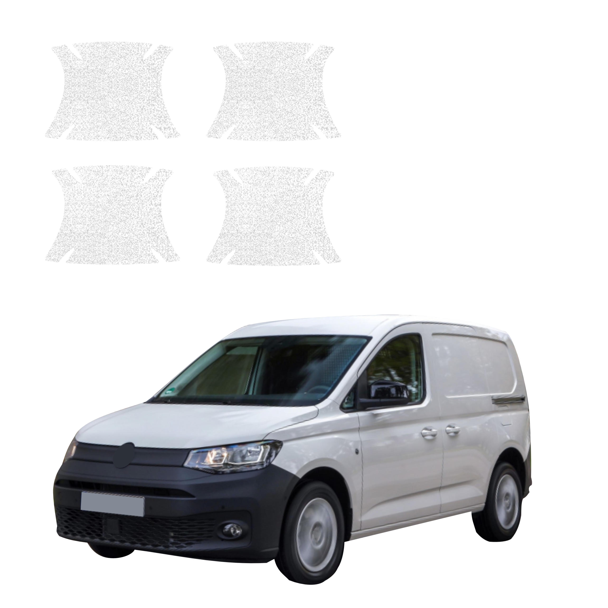 4w1 Biała powłoka techniczna Grizz Protector pod klamki Volkswagen Caddy Cargo (2020-2026)
