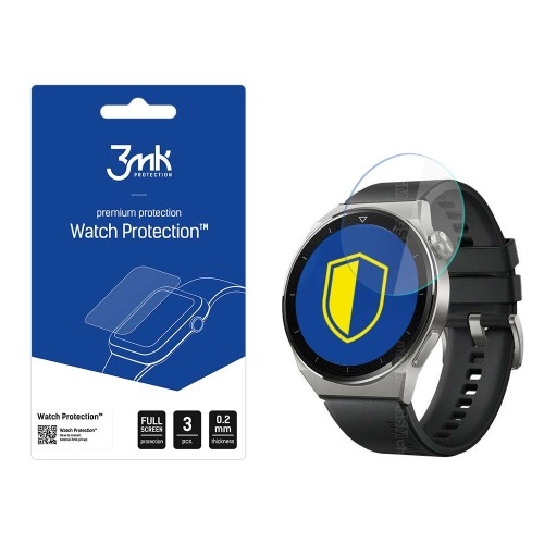Image of Szkło hybrydowe 3mk Watch Protection Huawei Watch GT 3 Pro 46mm, 3szt.