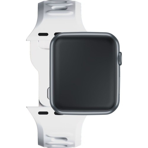 Image of Pasek silikonowy 3mk Silicone Watch Strap do Apple Watch 49/46/45/44 mm, biały