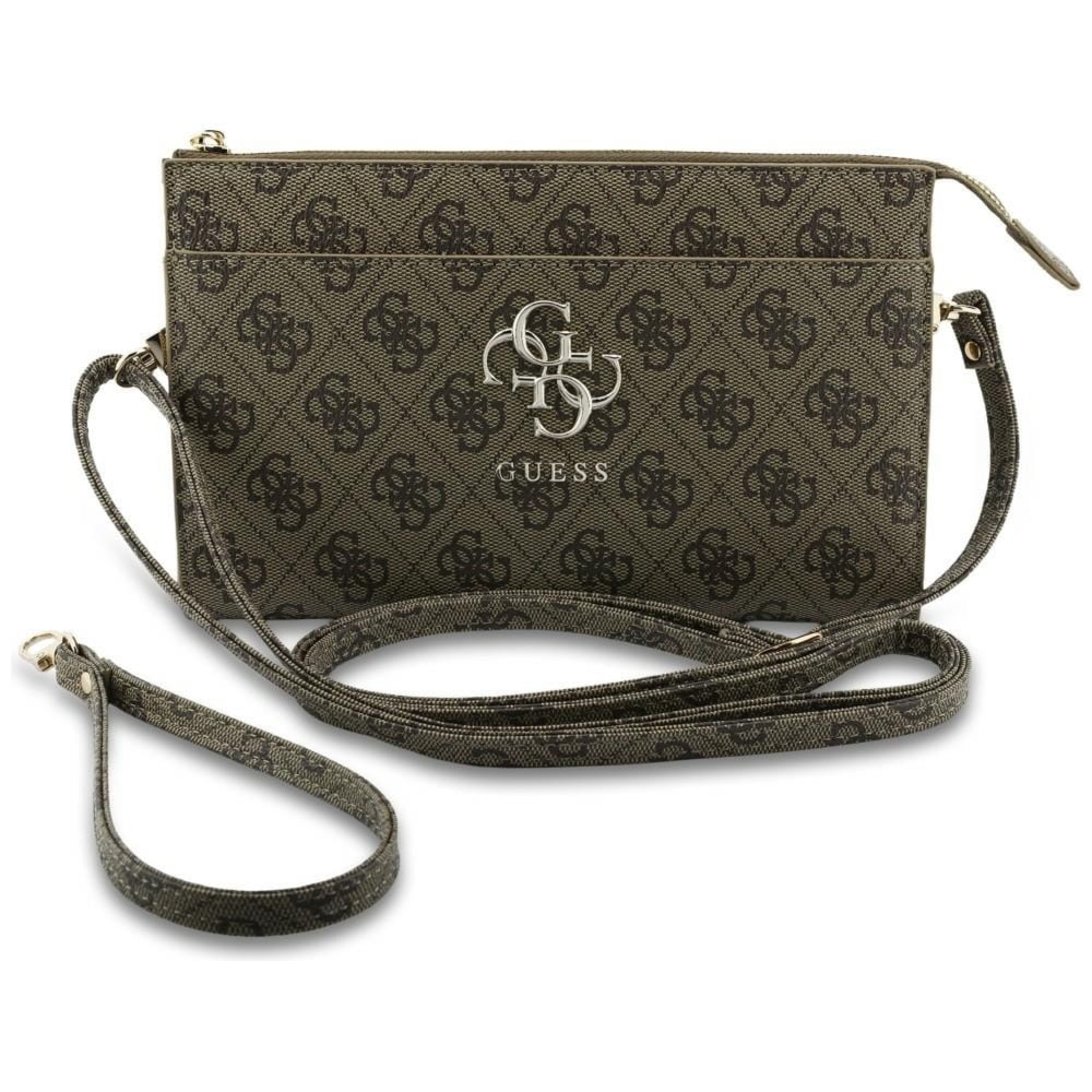 Torebka uniwersalna / wsuwka na telefon Guess Phone Pouch 21 x 13,5 x 3,5 cm, brązowa