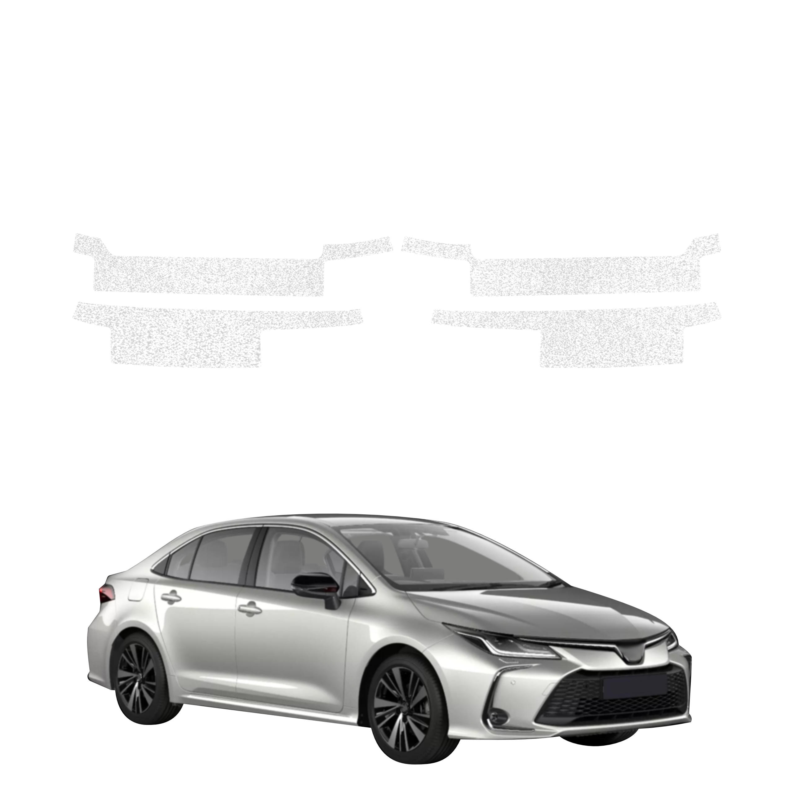 4w1 Biała powłoka techniczna Grizz Protector na progi Toyota Corolla Sedan (2022-2026)