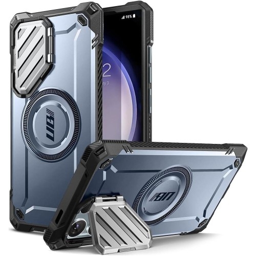 Image of Etui pancerne Supcase UB Mag XT z MagSafe do Galaxy S24 Ultra, niebieskie