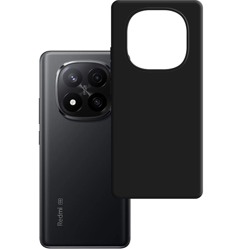 Etui 3mk Matt Case do Xiaomi Redmi Note 15 5G / 4G, czarne matowe