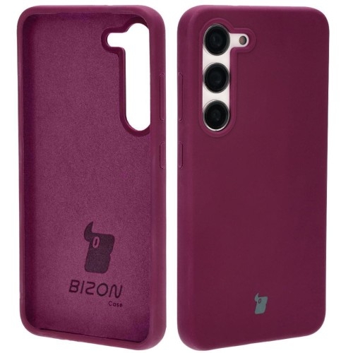 Image of Etui silikonowe Bizon Soft Case do Galaxy S23, ciemnofioletowe