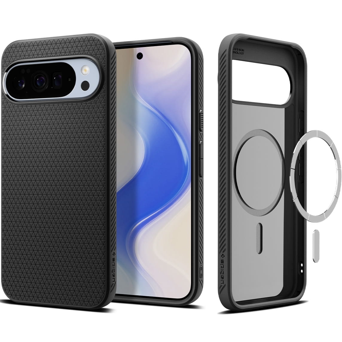 Etui Spigen Liquid Air Mag do MagSafe do Google Pixel 10 Pro XL, czarne
