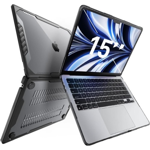 Image of Etui Supcase Unicorn Beetle UB MacBook Air 15.3" M3/M2, czarno-przezroczyste