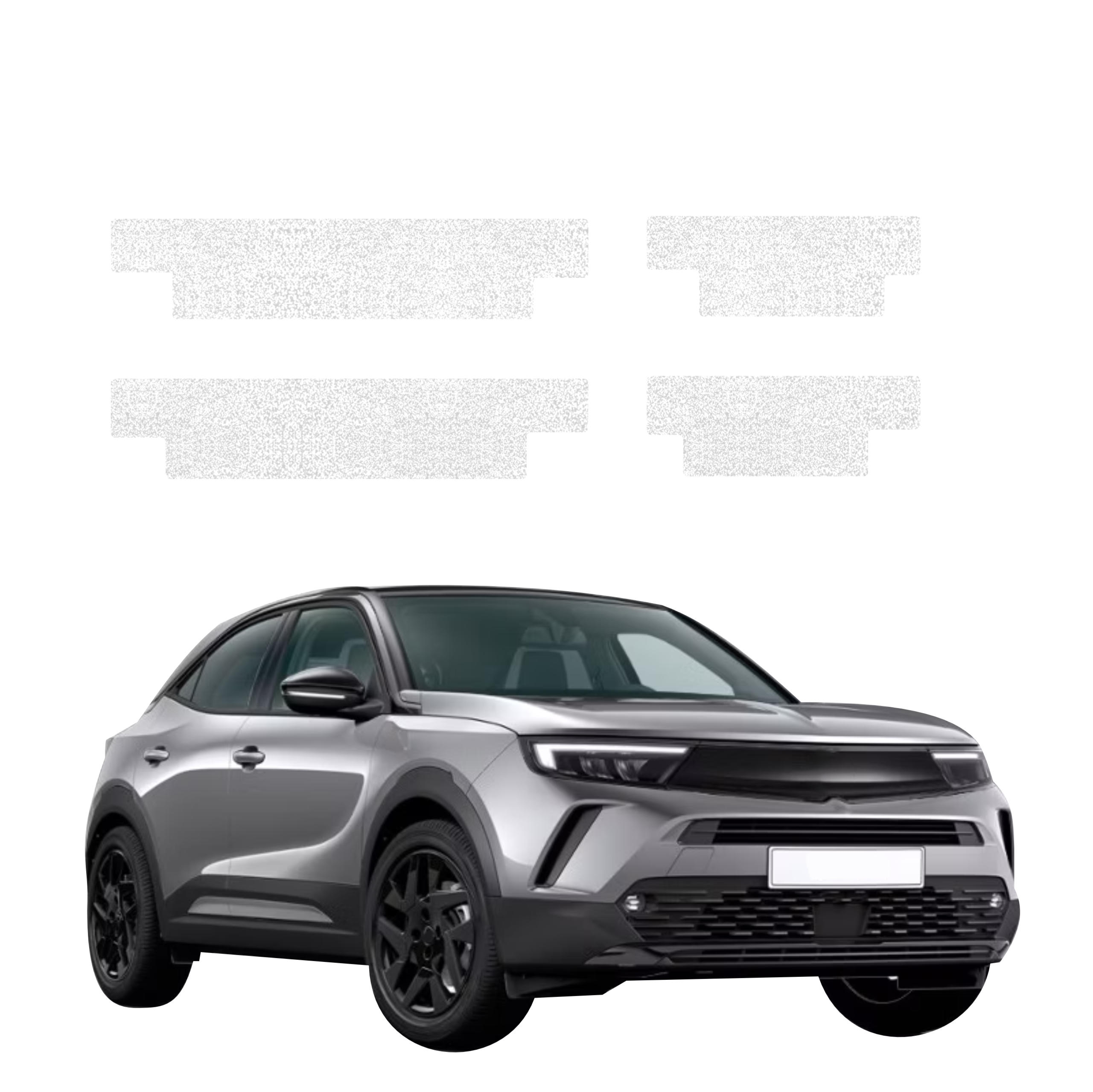 4w1 Biała powłoka techniczna Grizz Protector na progi Opel Mokka (2021-2026)