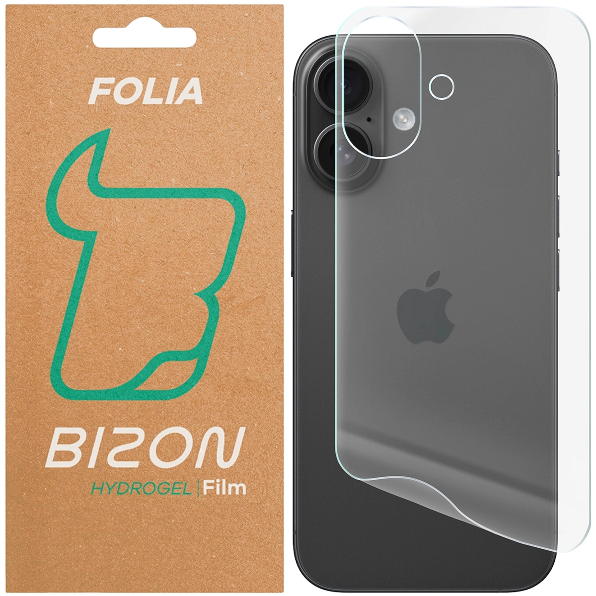 Folia hydrożelowa na tył Bizon Film Hydrogel Back do iPhone 16, 1 sztuka