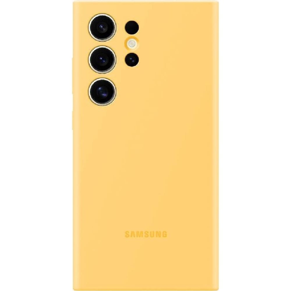 Etui Samsung Silicone Cover do Galaxy S24 Ultra, żółte
