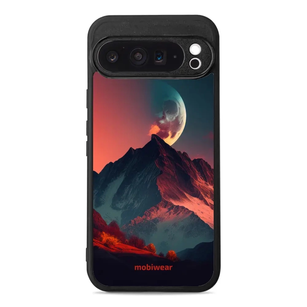 Etui ochronne do Google Pixel 9 Pro XL, Mobiwear Glossy Case, górski zmierzch