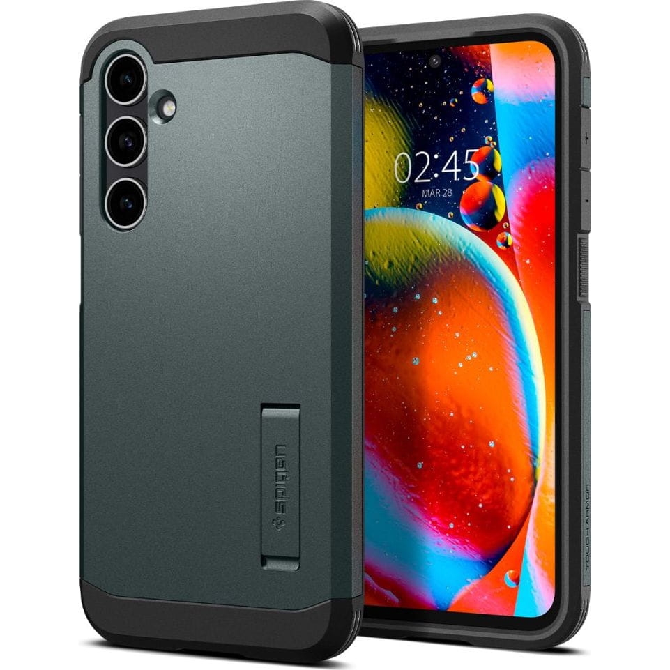 Image of OUTLET: Etui Spigen Tough Armor do Galaxy S23 FE, zielone