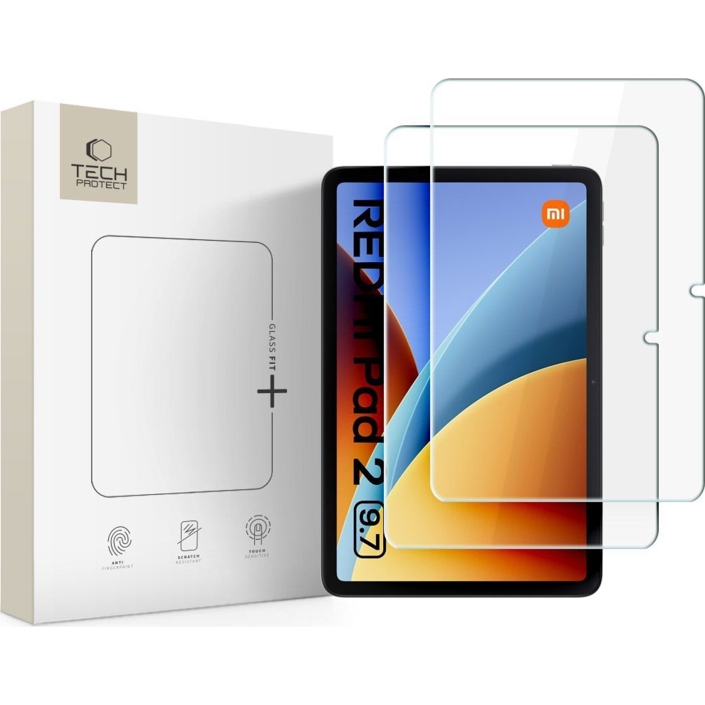Szkło hartowane Tech-Protect Glass Fit+ do Xiaomi Redmi Pad 2, 2 sztuki
