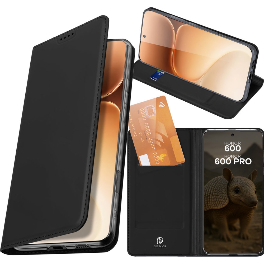 Etui z klapką Dux Ducis Skin Pro do Honor 600 5G / 600 Pro 5G, czarne