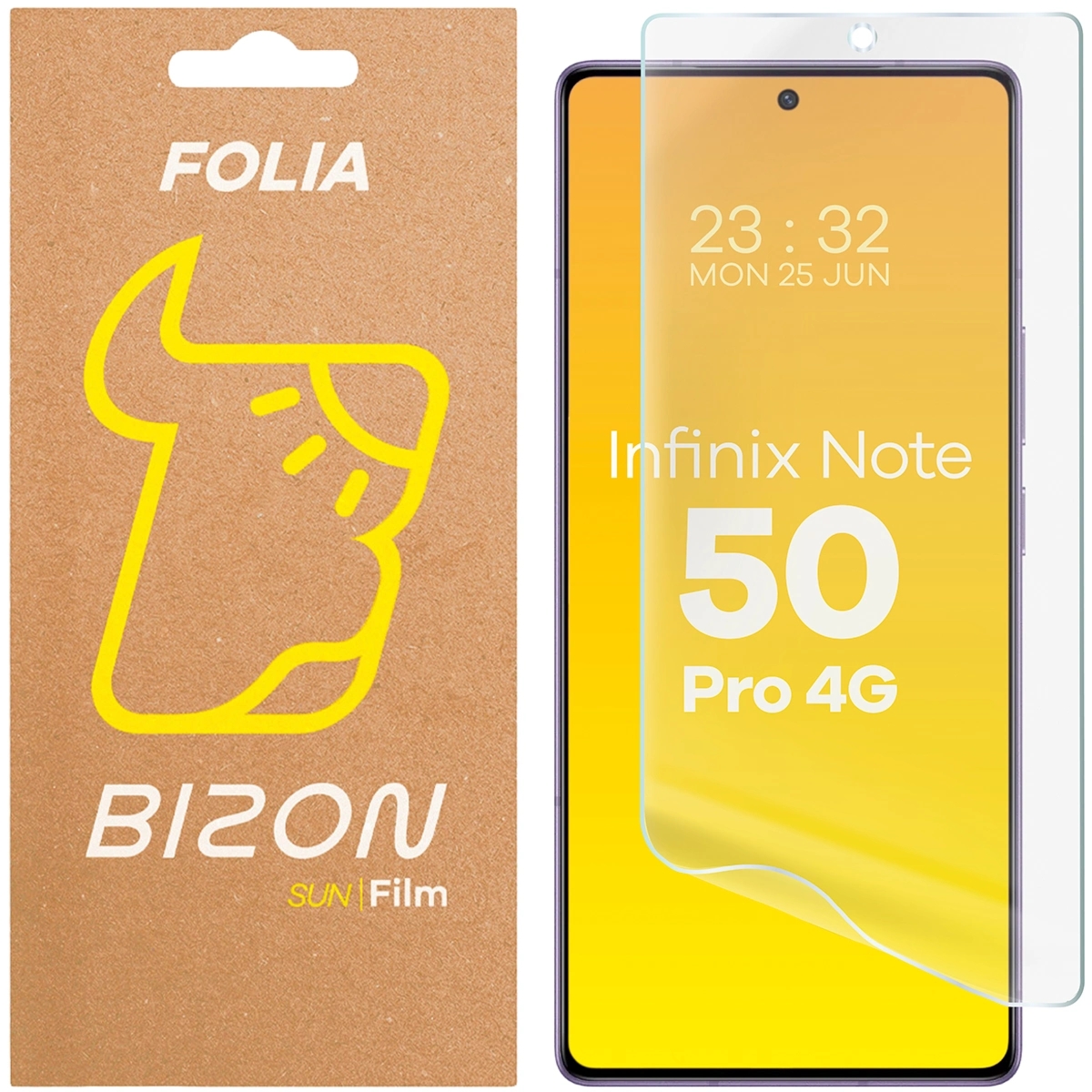 Folia matowa Bizon Film Sun do Infinix Note 50 Pro 4G, 1 sztuka