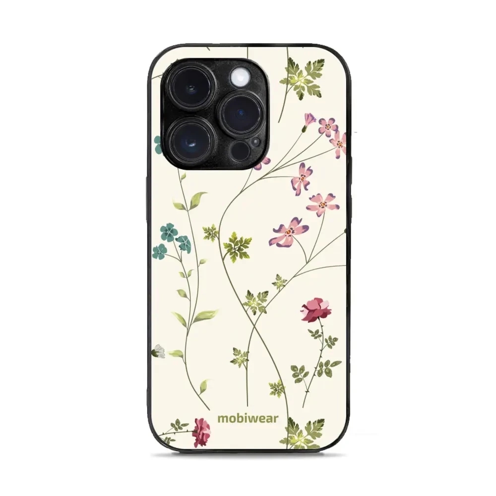 Etui ochronne do iPhone 14 Pro, Mobiwear Glossy Case, sielski kwiat