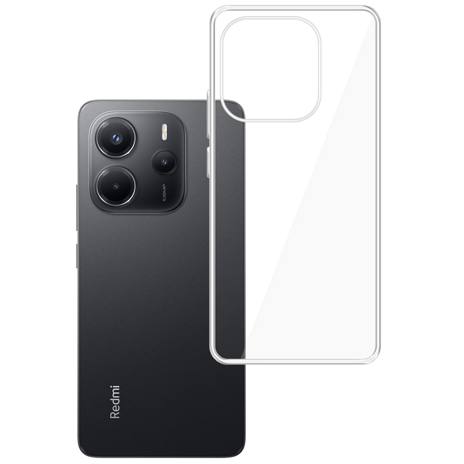 Image of Etui 3mk Clear Case do Redmi Note 14 4G, przezroczyste