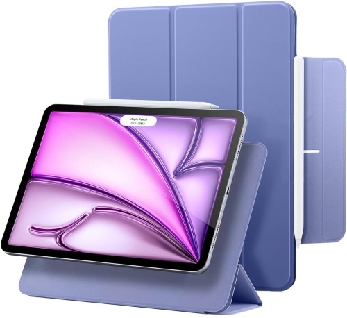 Image of OUTLET: Etui ESR Rebound Magnetic do iPad Air 13" 2024 / Pro 12.9" 6/5/4 gen. 2022/2021/2020, fioletowe