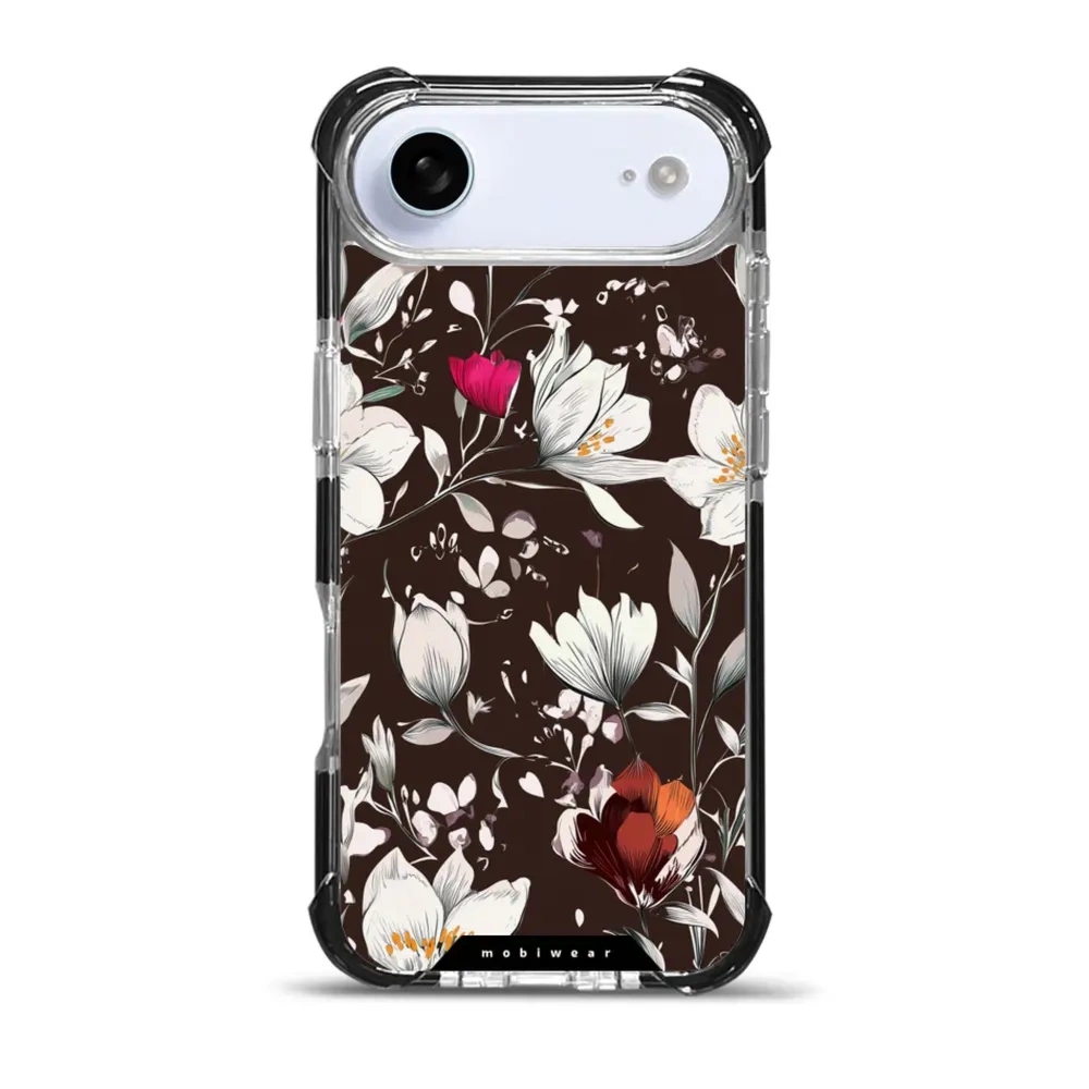 Etui ochronne do iPhone Air do MagSafe, Mobiwear Elite Bumper, nocny bukiet