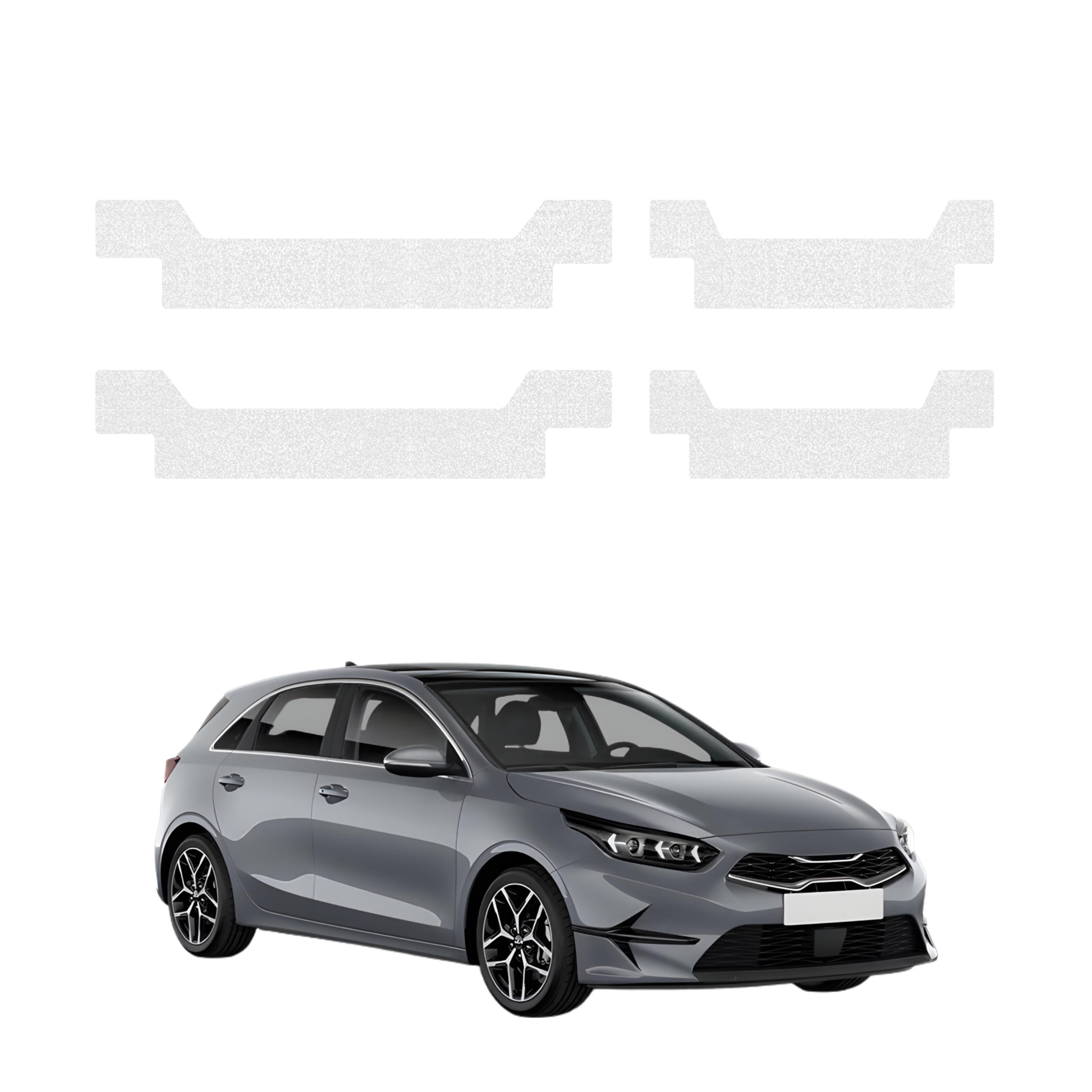 4w1 Bezbarwna powłoka techniczna Grizz Protector na progi Kia Ceed Hatchback (2021-2025)