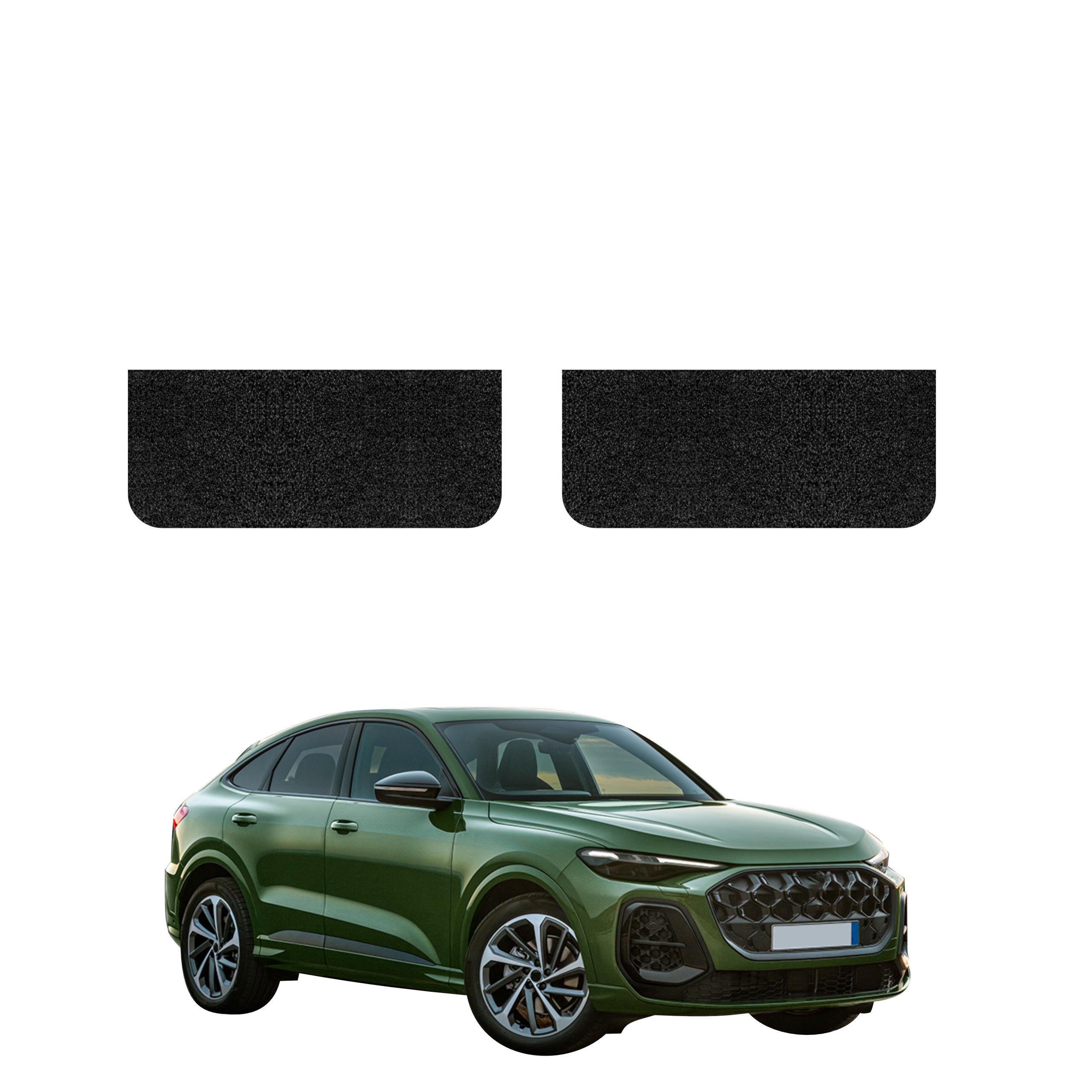 2w1 Czarna powłoka techniczna Grizz Protector na progi Audi Q5 Sportback (2025-2026)