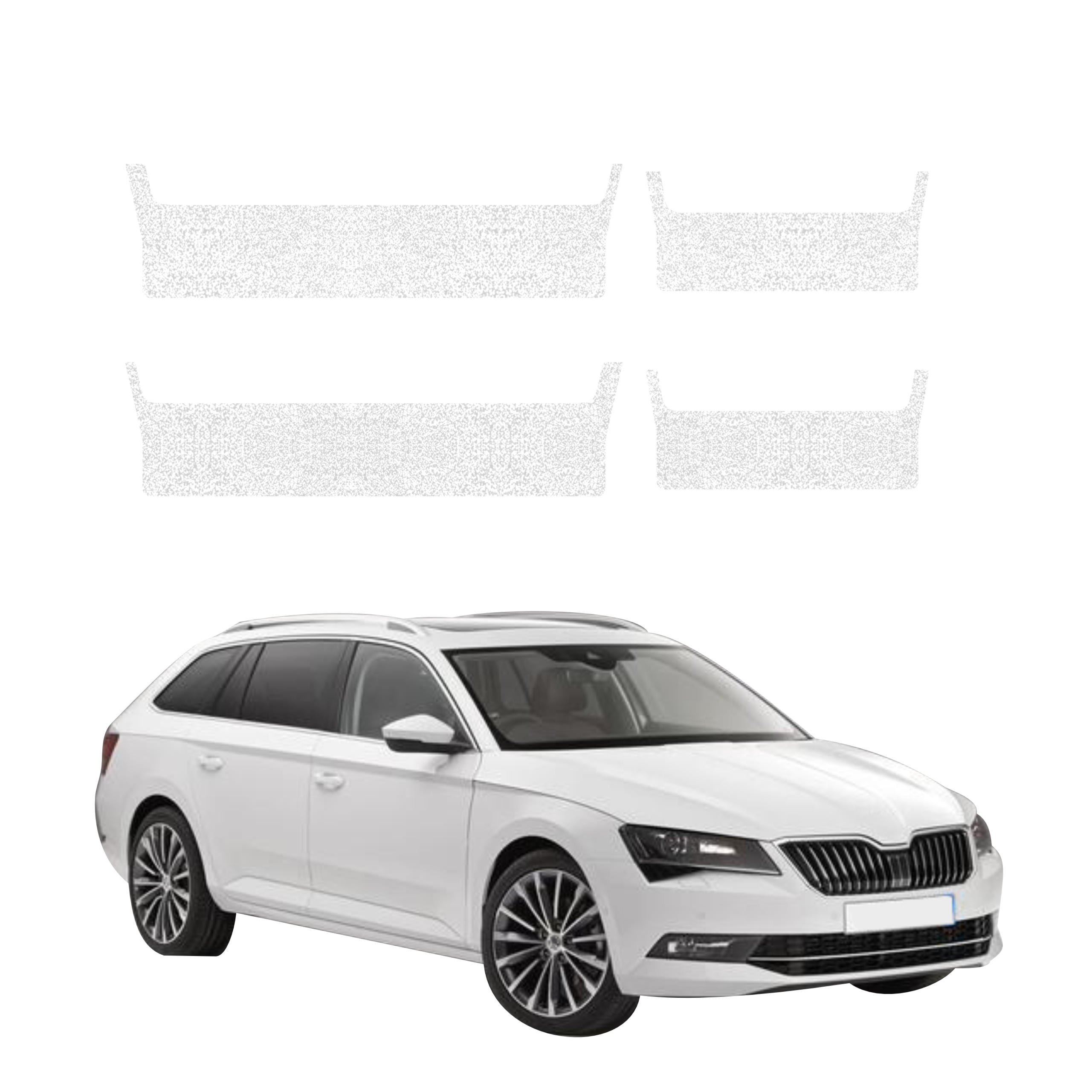 4w1 Biała powłoka techniczna Grizz Protector na progi Skoda Superb 3 Combi (2015-2019)