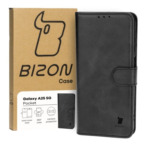 Image of Etui Bizon Case Pocket do Galaxy A25 5G, czarne