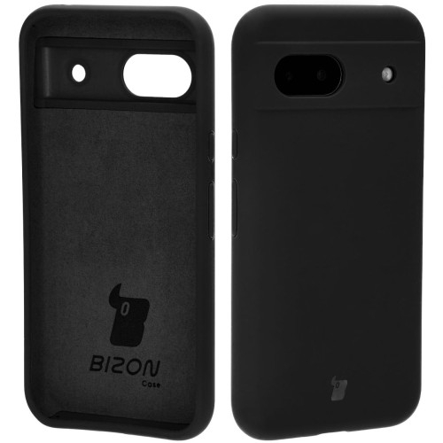 Image of Silikonowe etui Bizon Soft Case do Google Pixel 8a, czarne