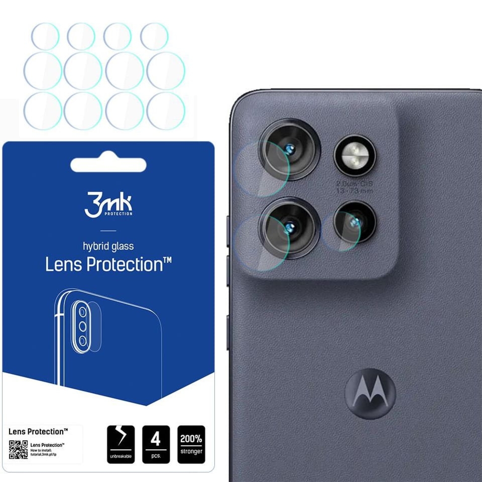 Osłona na aparat 3mk Lens Protection do Motorola Edge 60 Neo, 4 zestawy