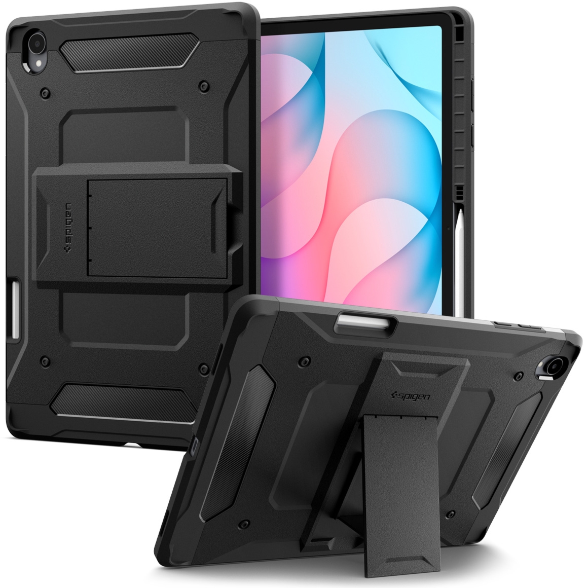 Etui Spigen Tough Armor Pro do Galaxy Tab S12 Plus, czarne