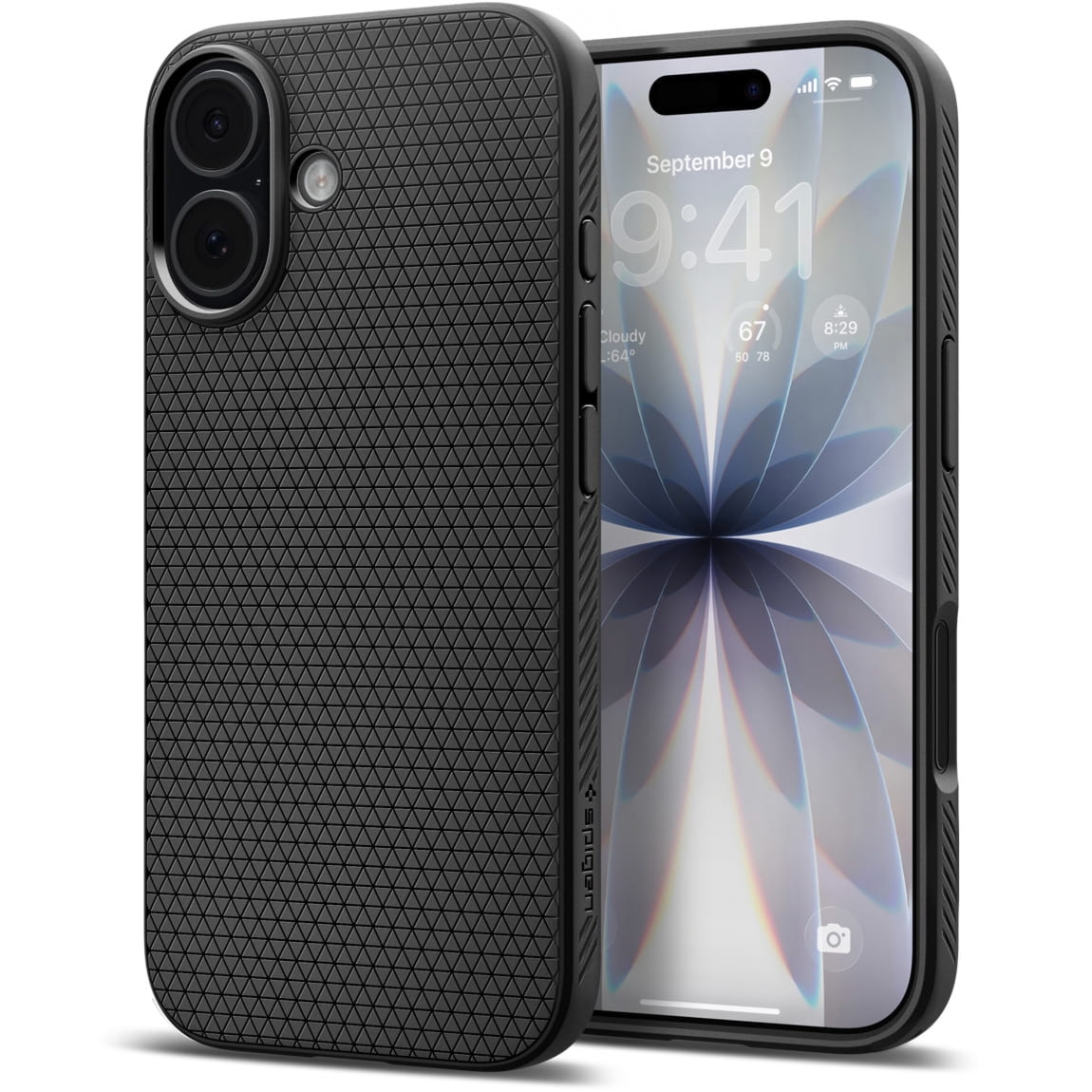 Etui Spigen Liquid Air do iPhone 17, czarne
