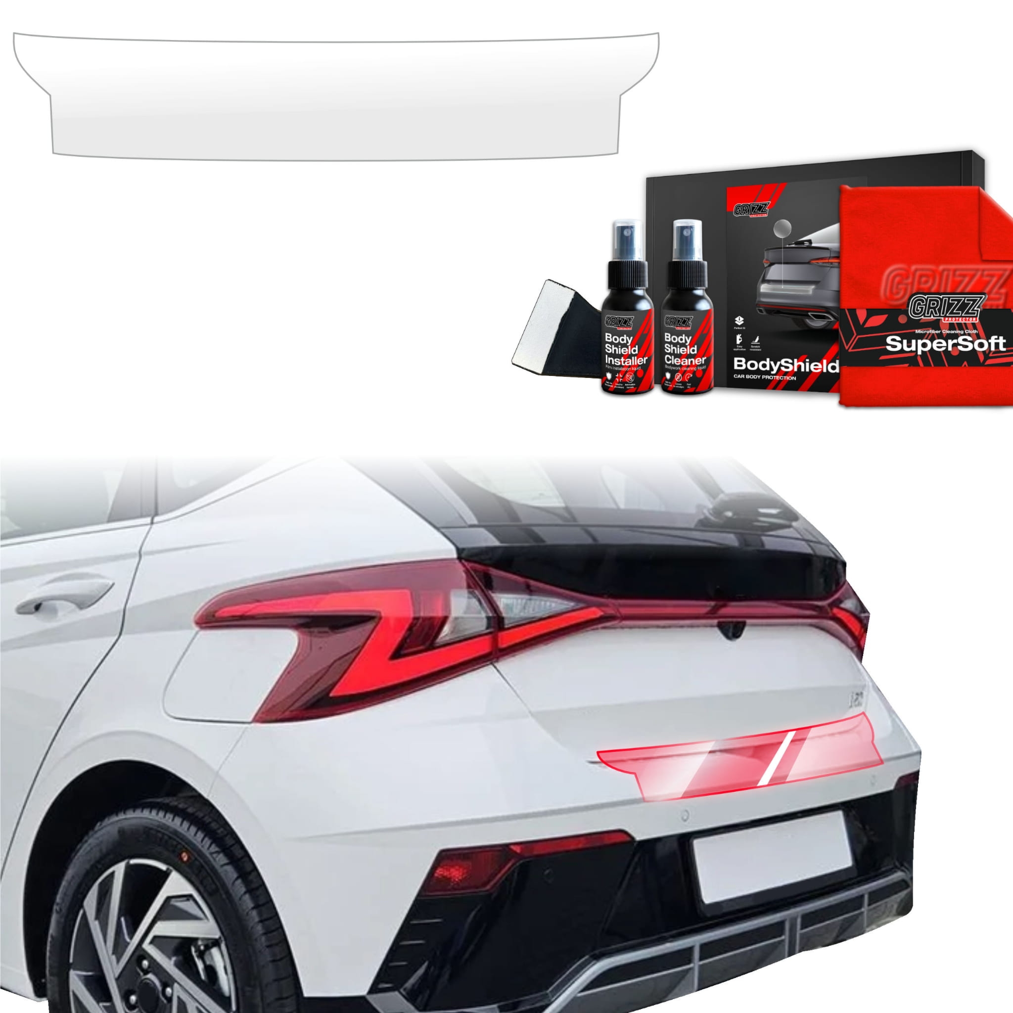 Folia ochronna Grizz Protector na próg bagażnika do Hyundai i20 (2023-2026)