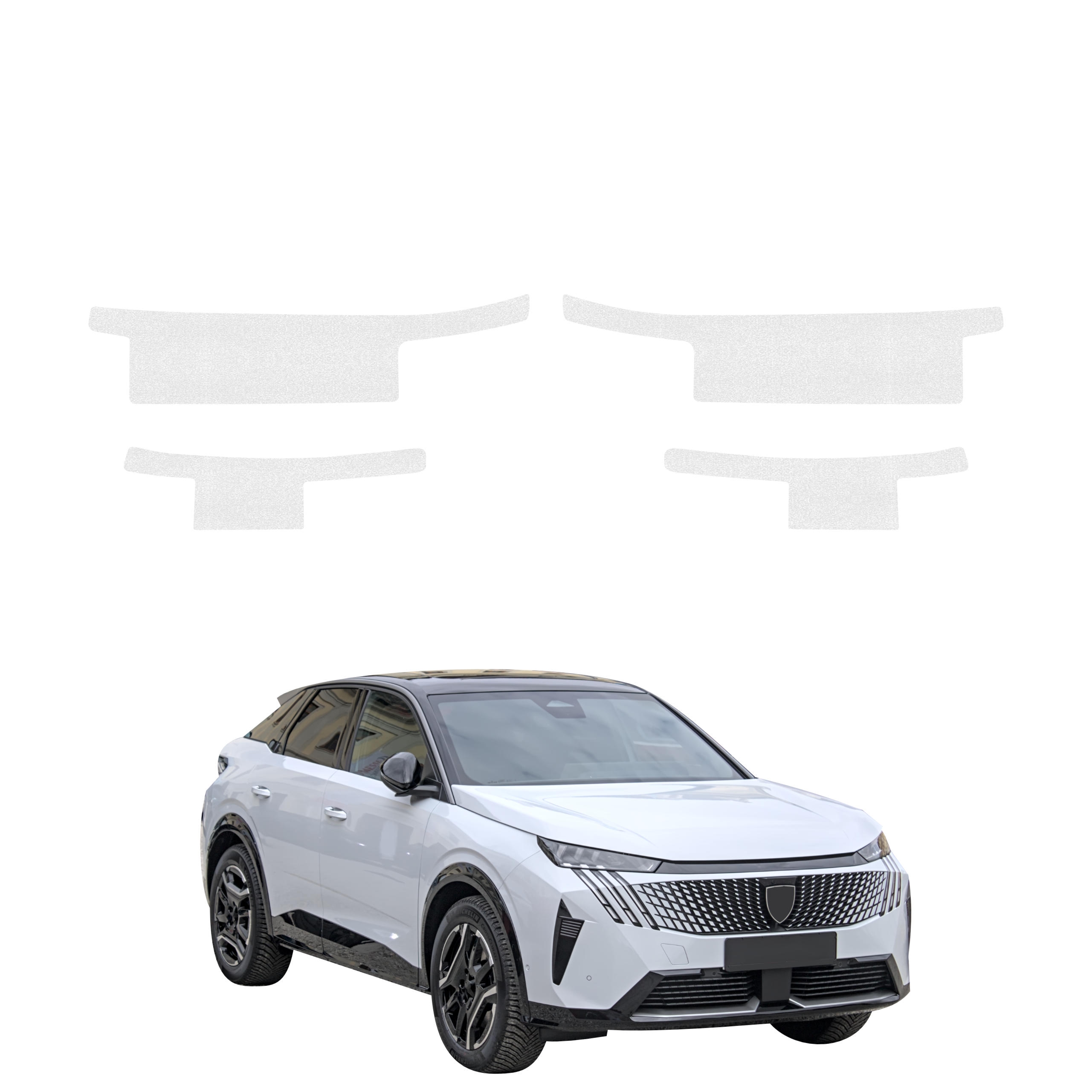 4w1 Bezbarwna powłoka techniczna Grizz Protector na progi Peugeot 3008 (2024-2026)