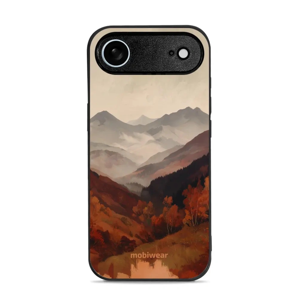 Etui ochronne do iPhone Air, Mobiwear Glossy Case, mglista dolina w górach