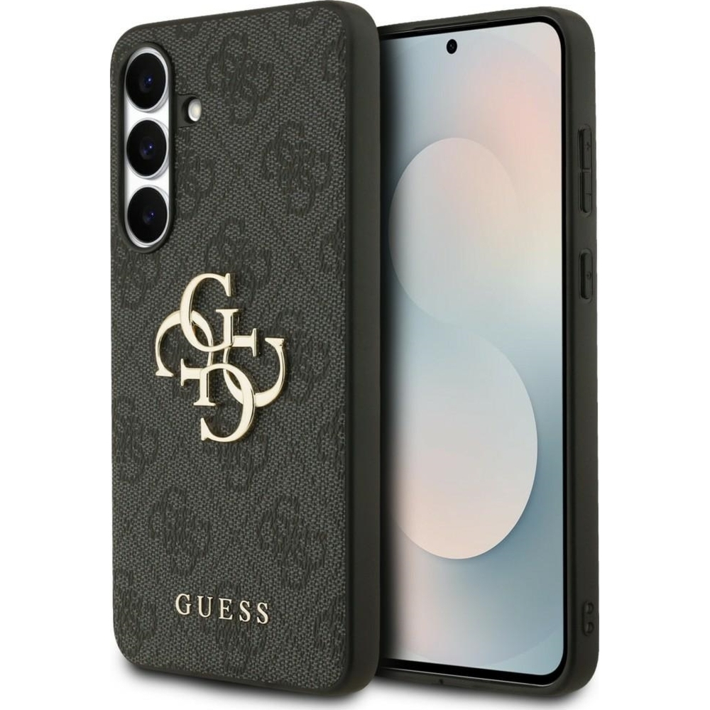 Etui Guess Hardcase 4G Big 4G Classic Logo do Galaxy S25 FE, czarna ze złotymi elementami