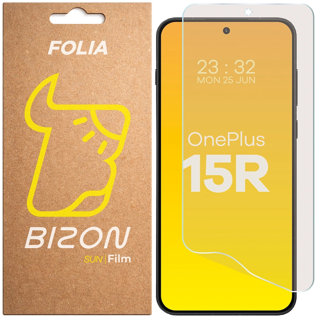 Folia matowa Bizon Film Sun do OnePlus 15R, 1 sztuka