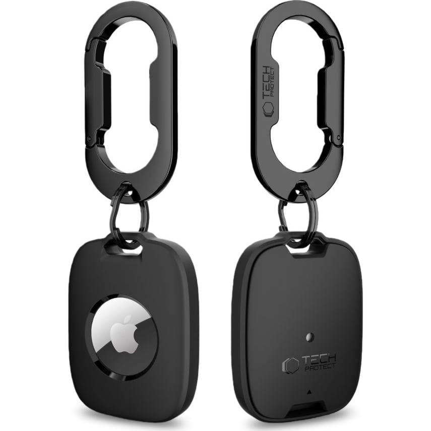 Etui / karabińczyk Tech-Protect Velar do Apple AirTag, czarne
