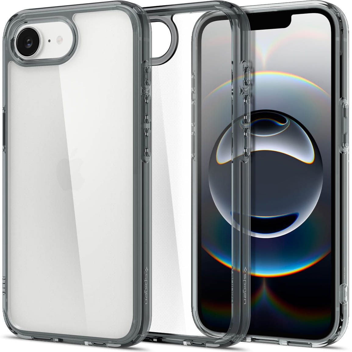 Etui Spigen Ultra Hybrid do iPhone 17e / 16e, przezroczysto-przydymione