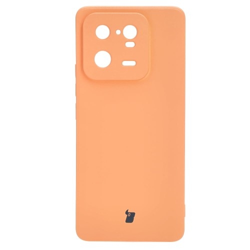 Image of Etui Bizon Case Silicone Sq do Xiaomi 13 Pro, pomarańczowe