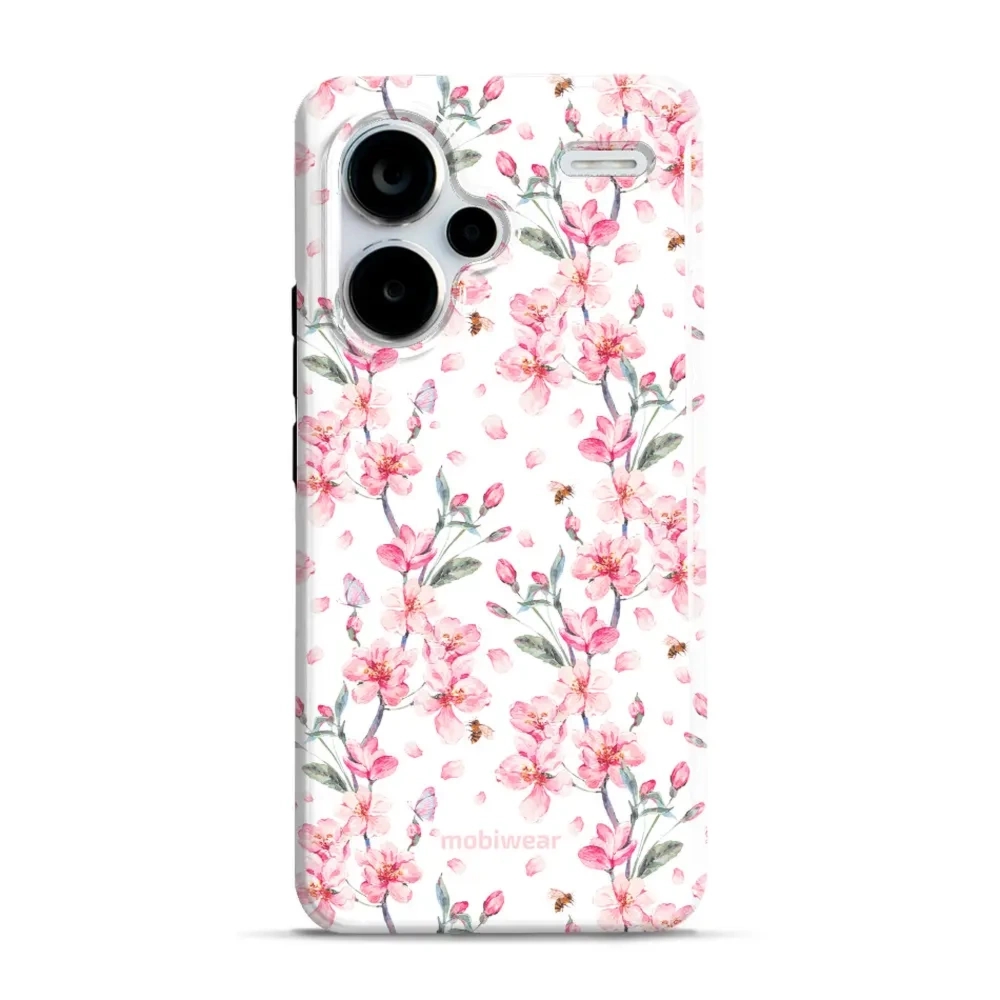 Etui ochronne do Xiaomi Redmi Note 13 Pro Plus 5G, Mobiwear Elite Pro, japoński bukiet