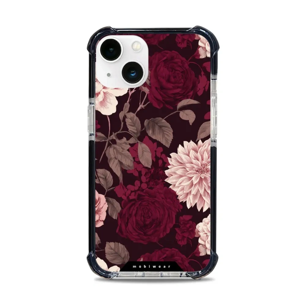Etui ochronne do iPhone 13 do MagSafe, Mobiwear Elite Bumper, wino i dalie